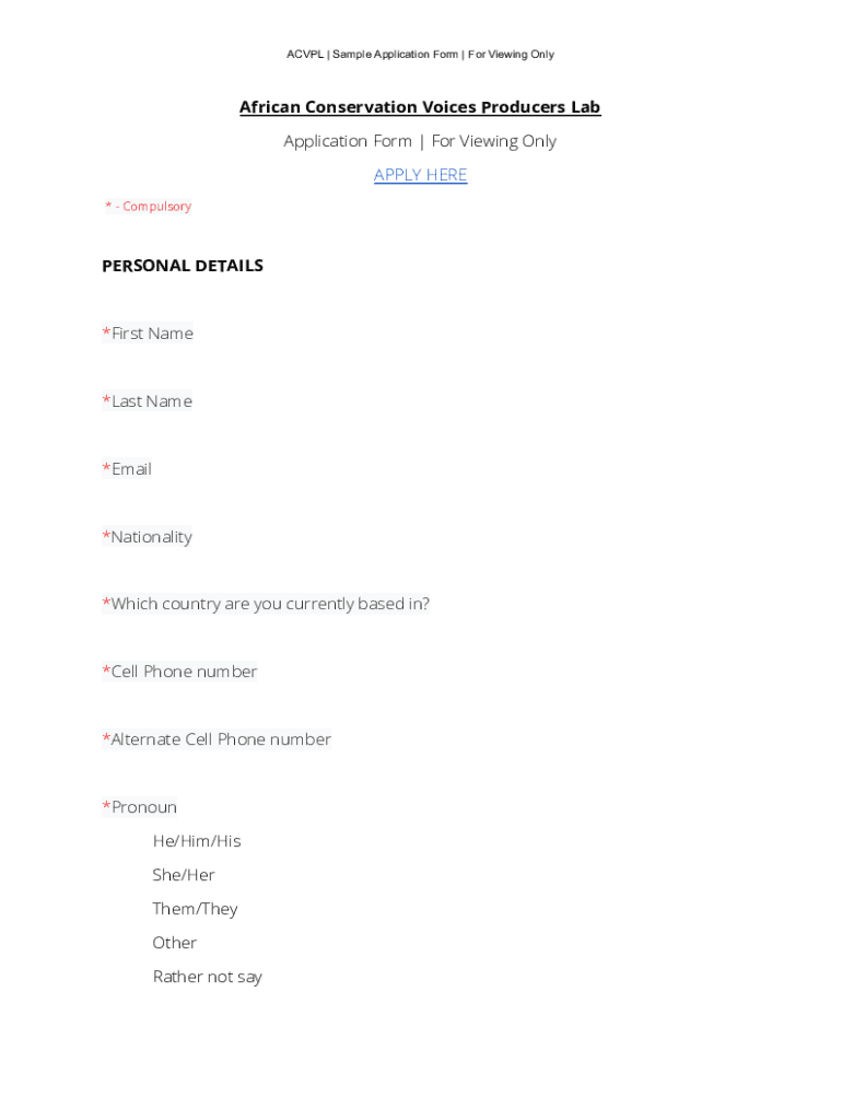 Form preview