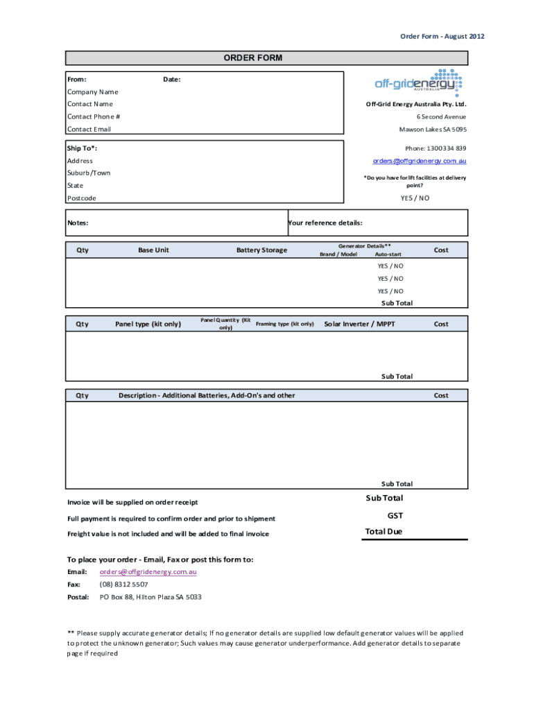Form preview