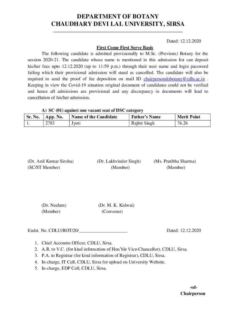 Fillable Online Provisional Admission What It Is and How It Works Fax