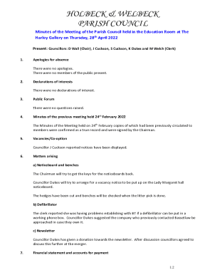 Fillable Online data bassetlaw gov Holbeck & Welbeck Parish Council Fax