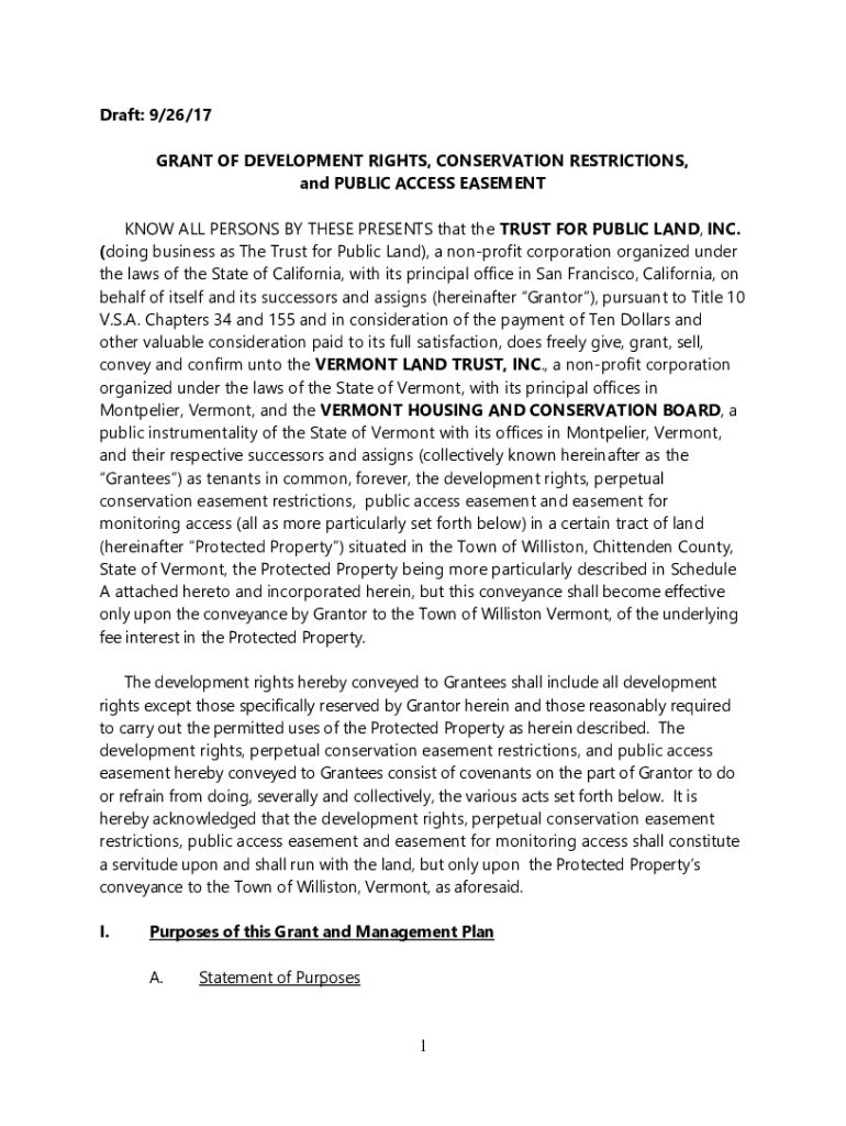 Fillable Online Public Good and Private Magic in the Law of Land Trusts