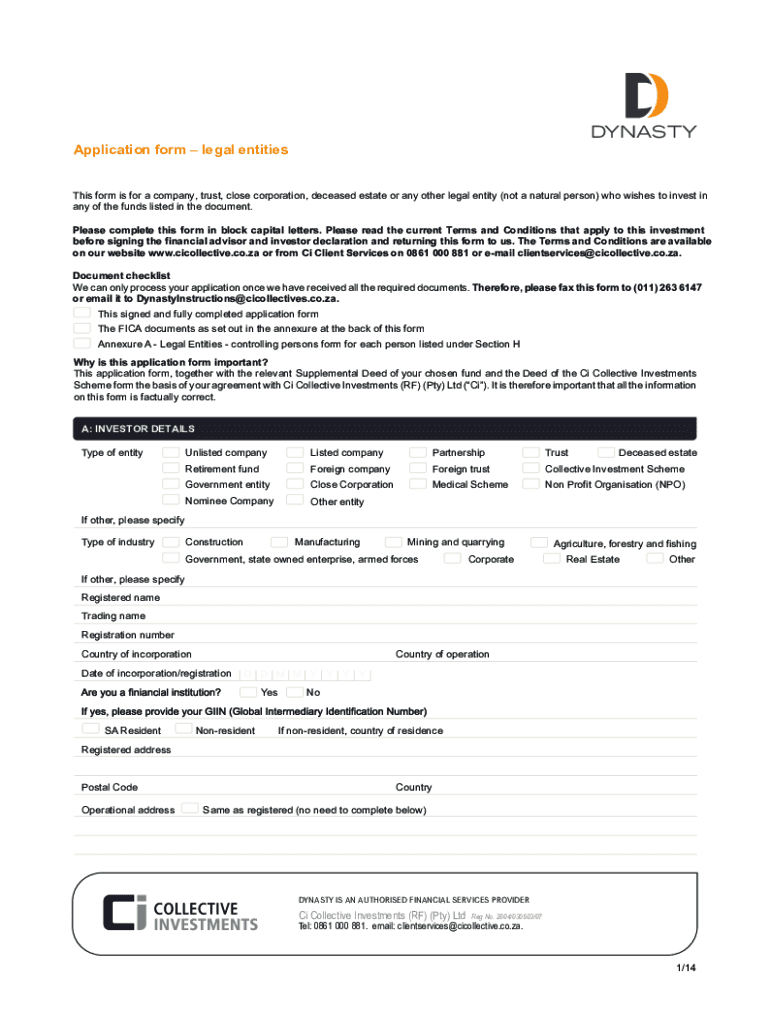 Fillable Online Transfer of Deceased Member's Interest in a Close ...
