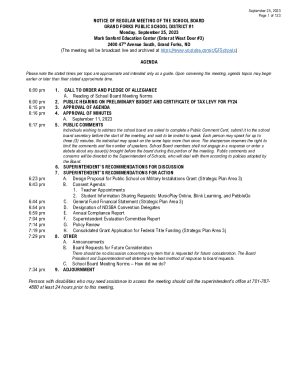 Fillable Online East Grand Forks Public Schools Public View Fax Email