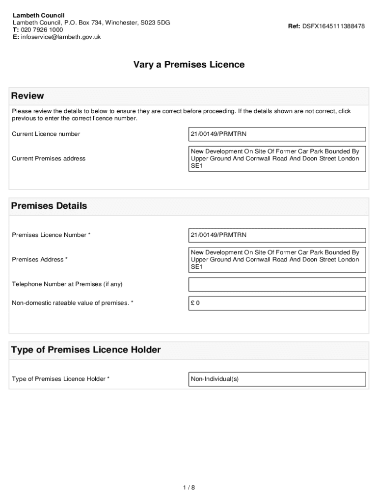 Form preview