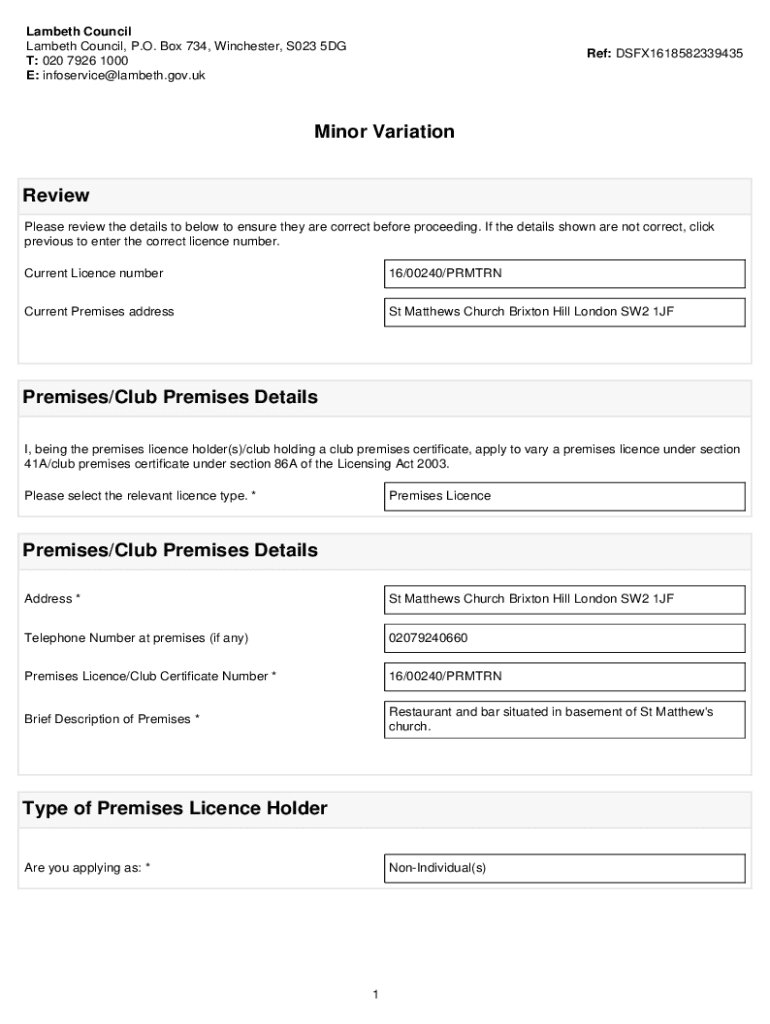 Form preview