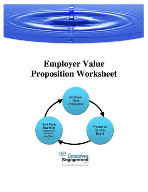 Employer Value Proposition Worksheet