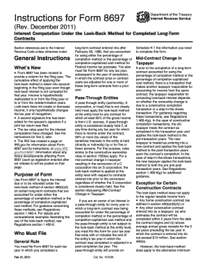 Form 8697 Instructions