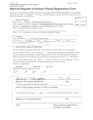 National Register of Historic Places Registration Form