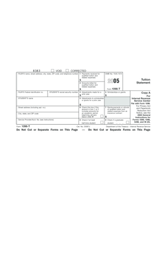Form 1098-T Tuition Statement
