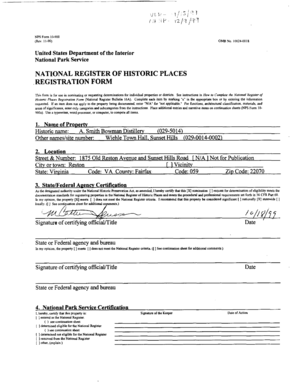 National Register of Historic Places Registration Form