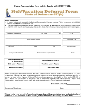 Deferred Compensation Enrollment Form