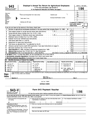 Employer’s Annual Tax Return for Agricultural Employees