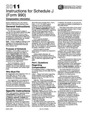 Instructions for Schedule J (Form 990)