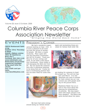 Bringing the World Back Home - crpca