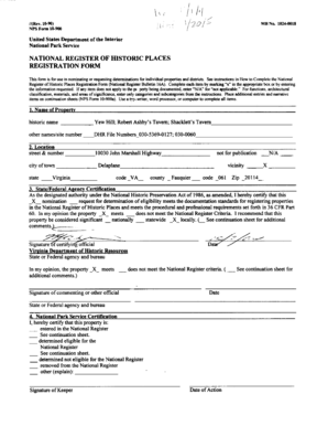National Register of Historic Places Registration Form