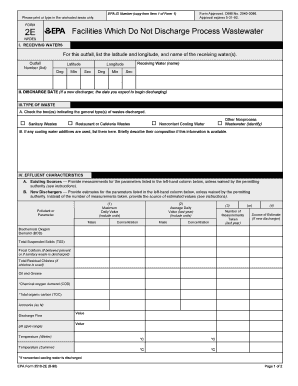 EPA Form 3510-2E Application