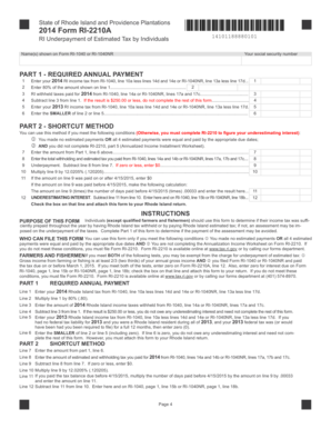 Rhode Island Form RI-2210A