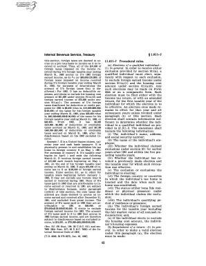 IRS Form 2555 Instructions