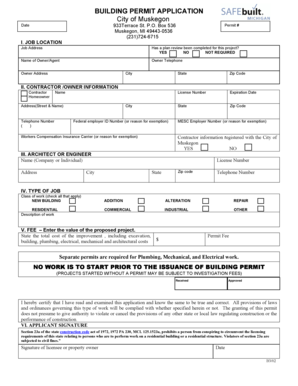 Building Permit Application