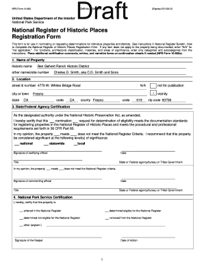 National Register of Historic Places Registration Form