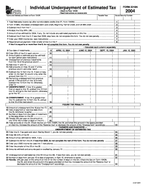 Nebraska Individual Underpayment of Estimated Tax Form 2210N