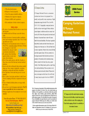 El Yunque National Forest Camping Permit
