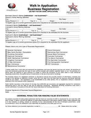 Business Registration Application