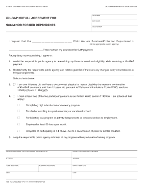 California Kin-GAP Mutual Agreement