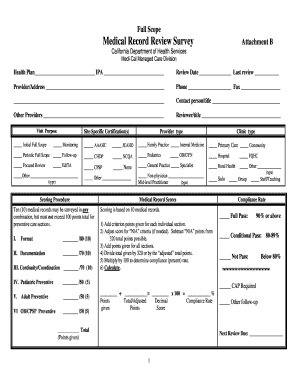 Fillable Online dhcs ca Medical Record Review Final 02doc - dhcs ca Fax ...