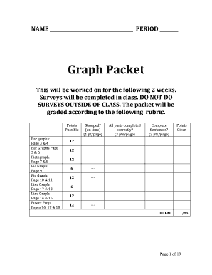 Graph Packet Worksheet