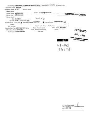 Amateur Radio License Application