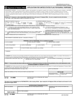 US Flag for Burial Application
