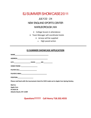 EJ SUMMER SHOWCASE 2011 - NY Apple Core Junior Hockey