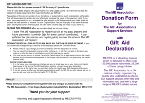 UK Gift Aid Declaration Form