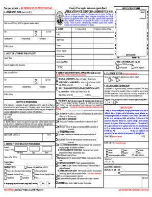 California Assessment Appeals Board Application