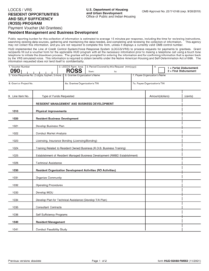 HUD-50080-RMBD Payment Voucher
