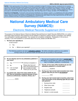 National Ambulatory Medical Care Survey