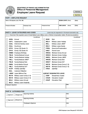 Employee Leave Request - Arkansas Department of Finance and ... - dfa arkansas