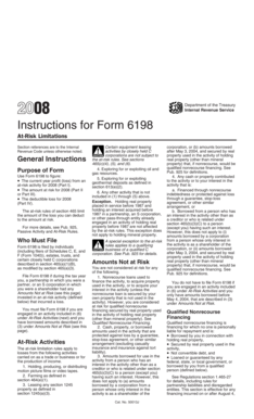 IRS Form 6198 Instructions