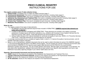 PBHCI Clinical Registry Forms