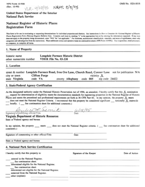 National Register of Historic Places Registration Form