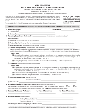 Massachusetts State Tax Form 2