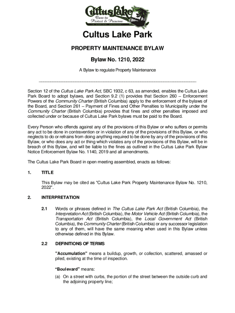 Fillable Online Cultus Lake Zoning Bylaw UpdateHave Your Say FVRD Fax