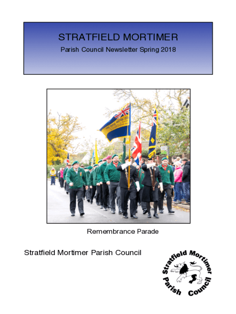 Fillable Online Schedule of modifications to the Stratfield Mortimer