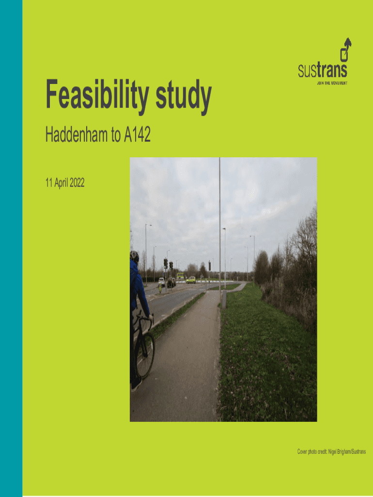 Fillable Online Feasibility study Burwell, Reach and Swaffham Prior