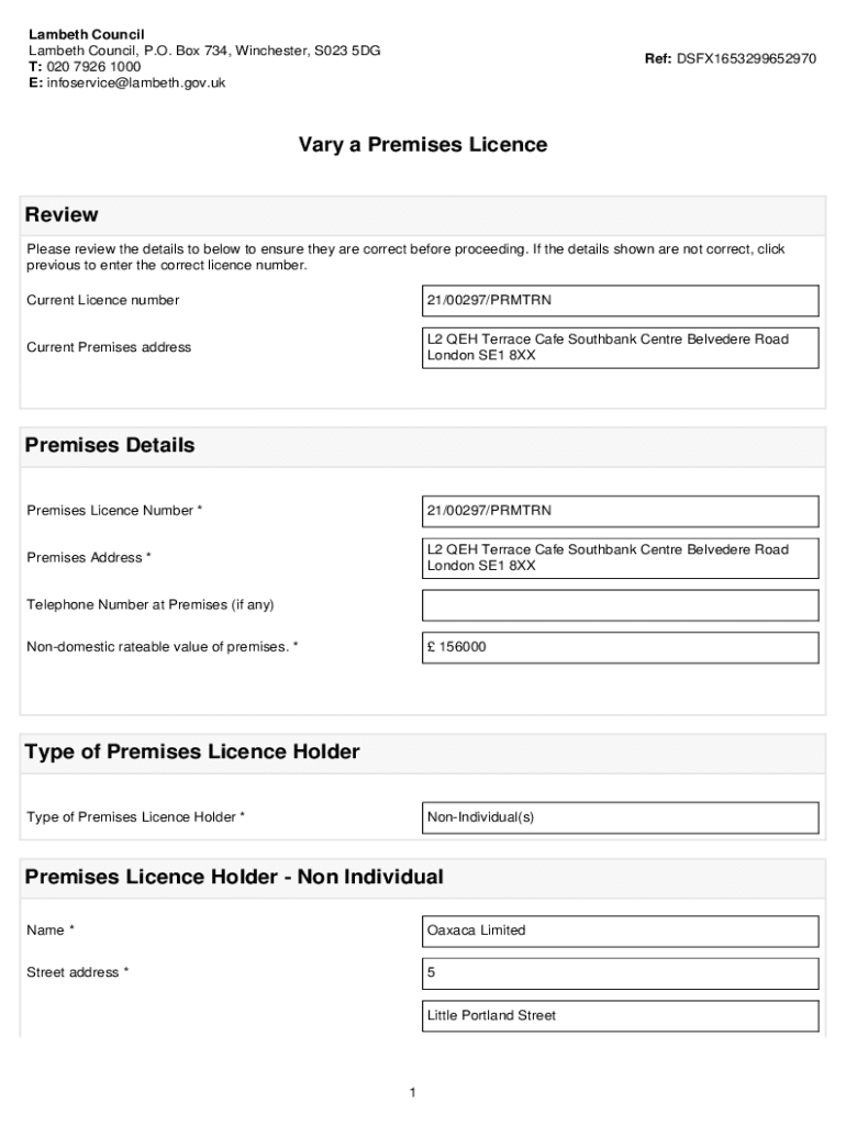 Form preview
