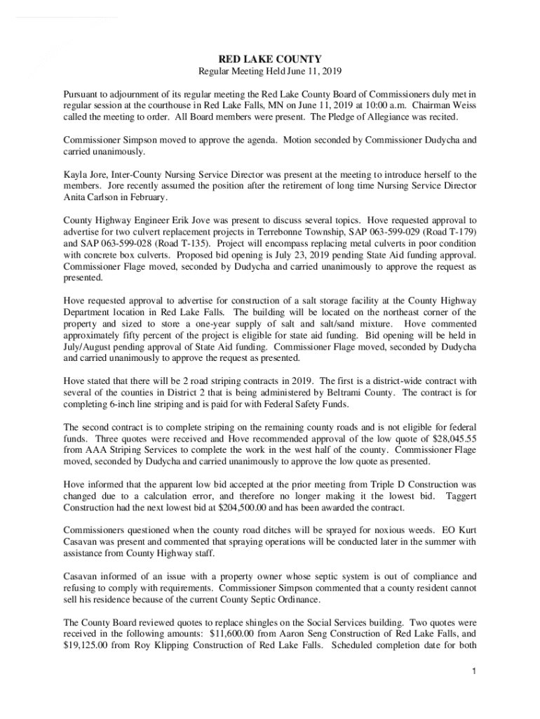 Fillable Online Red Lake County Soil and Water Conservation District