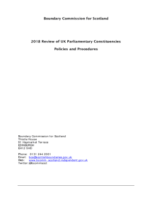 Fillable Online Review of Scottish Parliament constituencies Fax Email ...