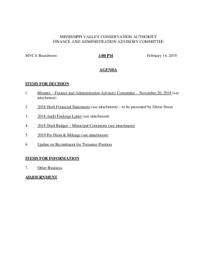 Fillable Online MISSISSIPPI VALLEY CONSERVATION AUTHORITY Fax Email