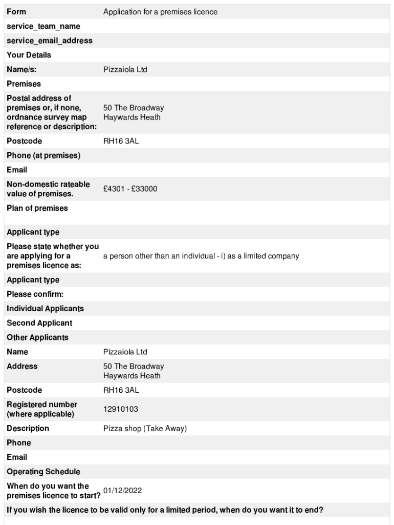 Form preview